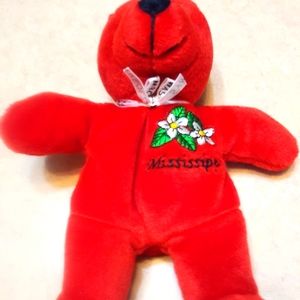 ♡3 for $20 - Mississippi plush bear "The Magnolia State"